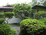the small patio off bedroom